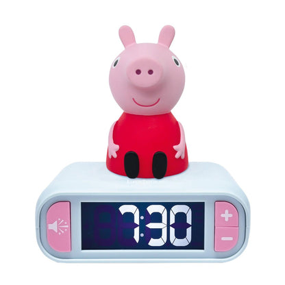 Lexibook Budík Prasátko Peppa se svítící figurkou