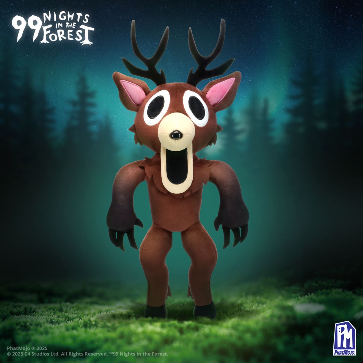 PhatMojo 99 Nights in the Forest Deluxe Plyš Jelen - Poškozený obal