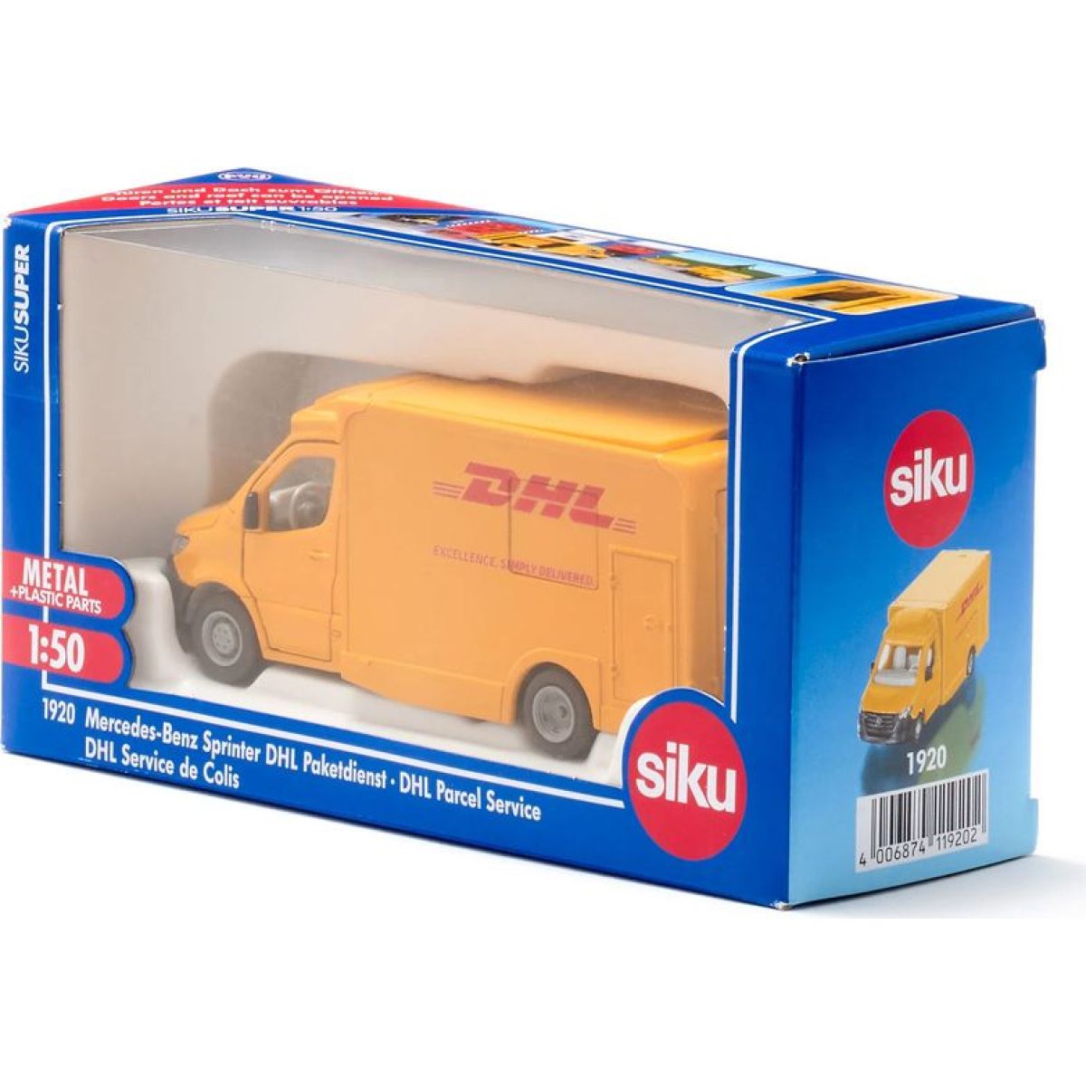 SIKU Super Mercedes-Benz Sprinter DHL Parcel Service