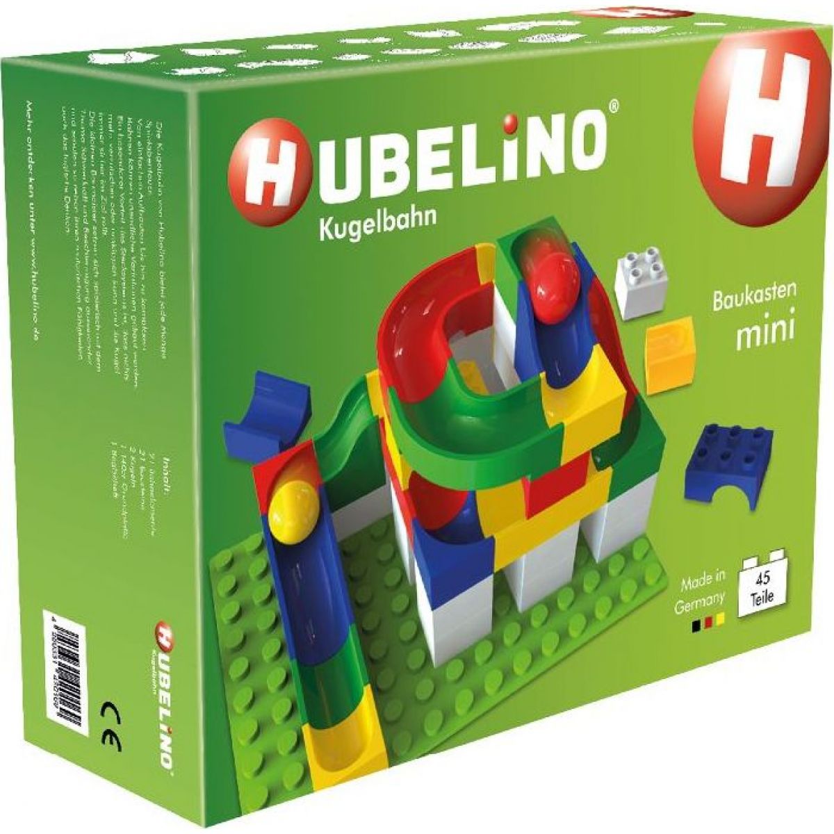 Hubelino Kuličková dráha set s kostkami Mini 45ks