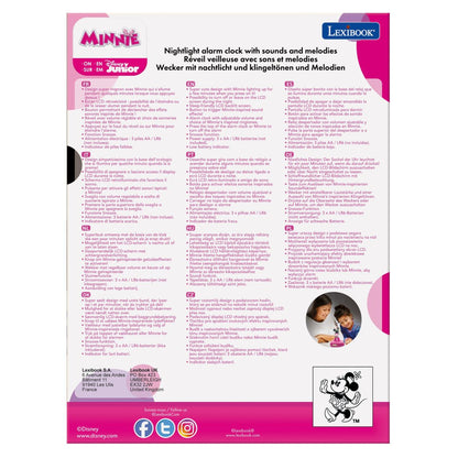Lexibook Budík Minnie se svítící figurkou