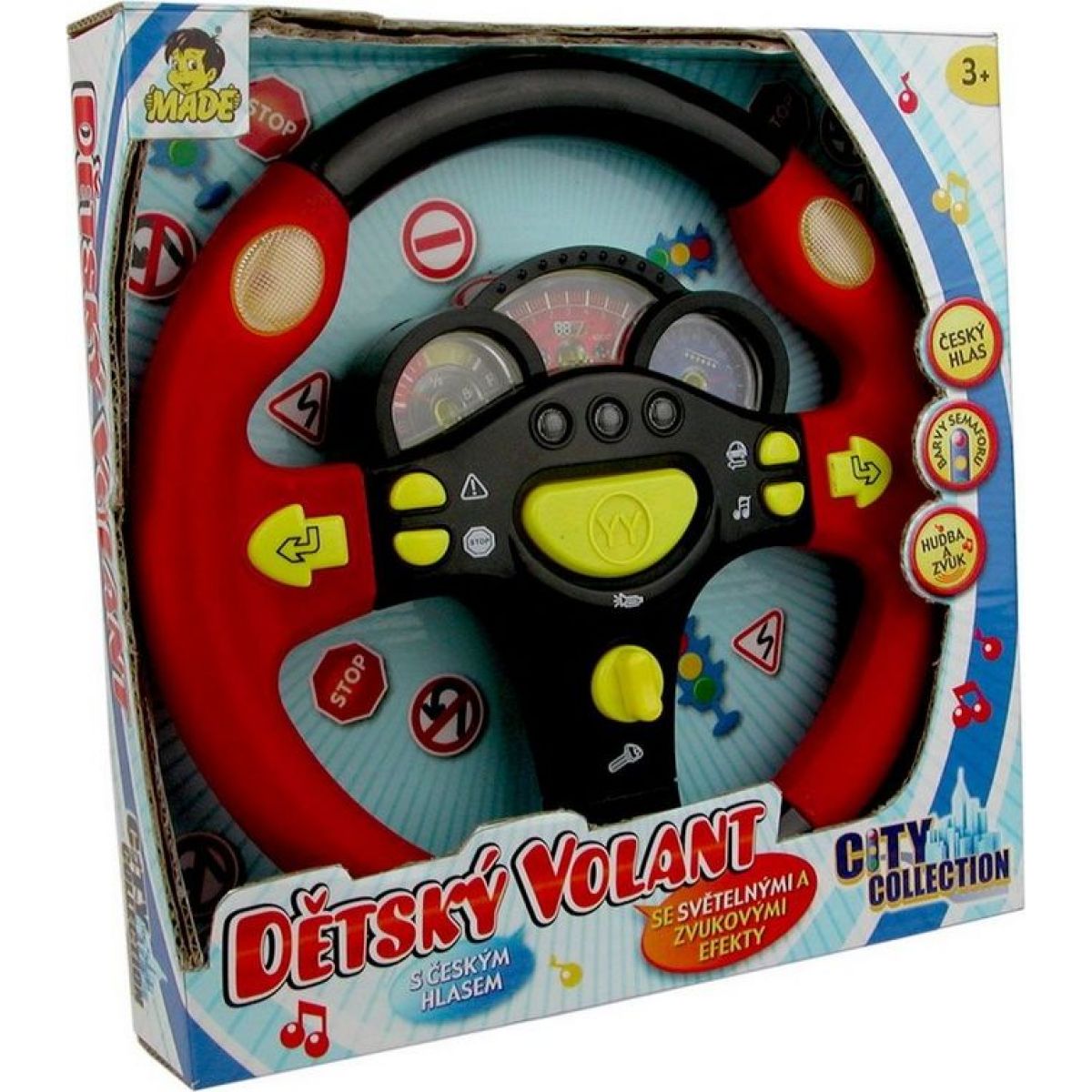 Dětský mluvící volant - Červená