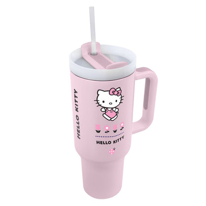 Pyramid International Hello Kitty Cestovní hrnek s brčkem