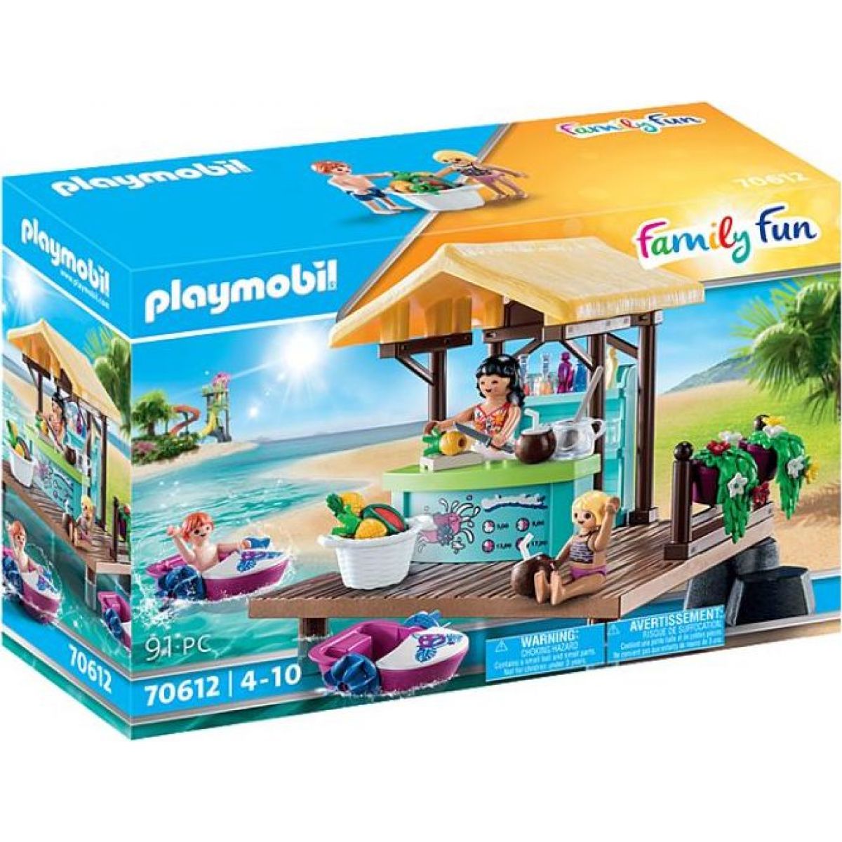 PLAYMOBIL® 70612 Půjčovna šlapadel s džusovým barem