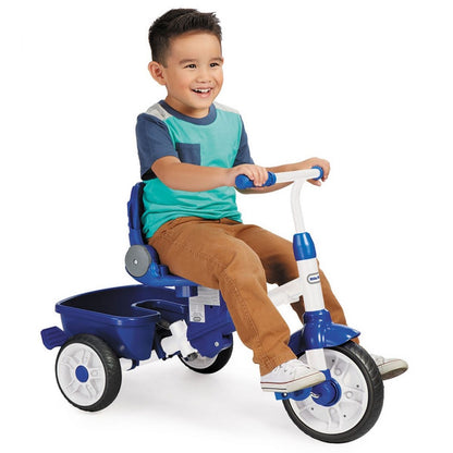 Little Tikes Tříkolka Perfect Fit 4 v 1 tmavě modrá