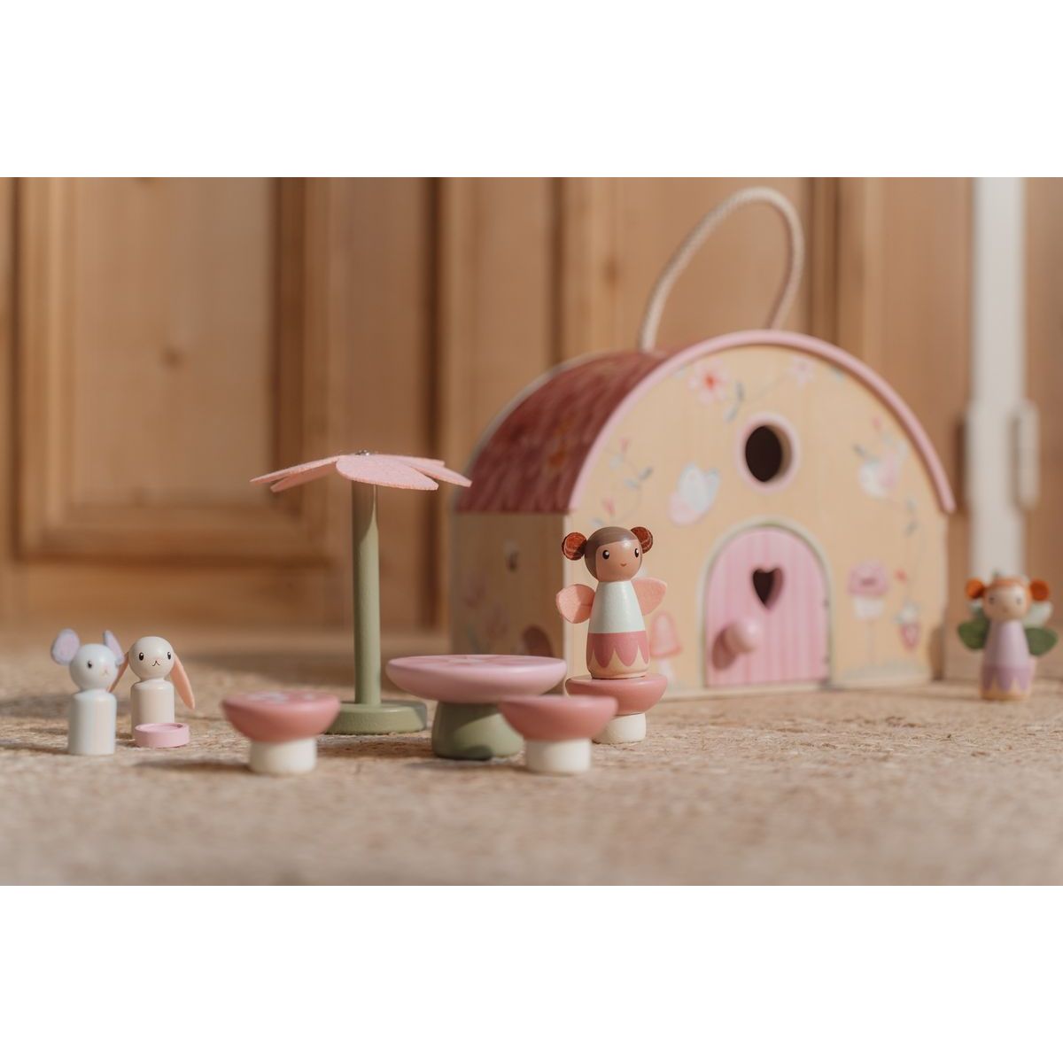 Little Dutch Domeček pro víly dřevěný přenosný Fairy Garden