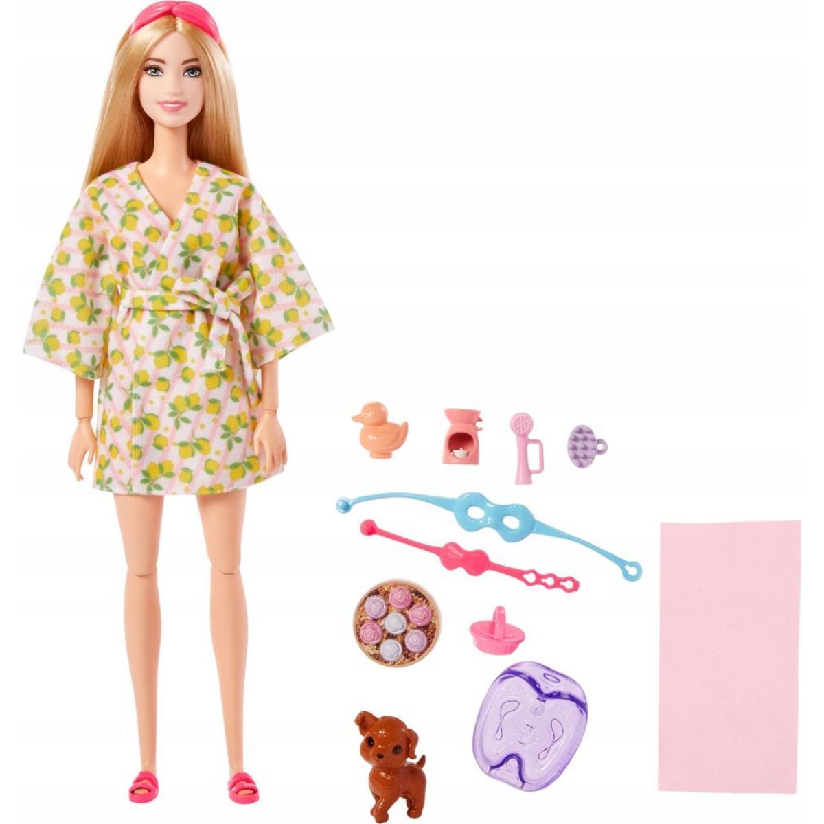 Mattel Barbie wellness panenka v županu