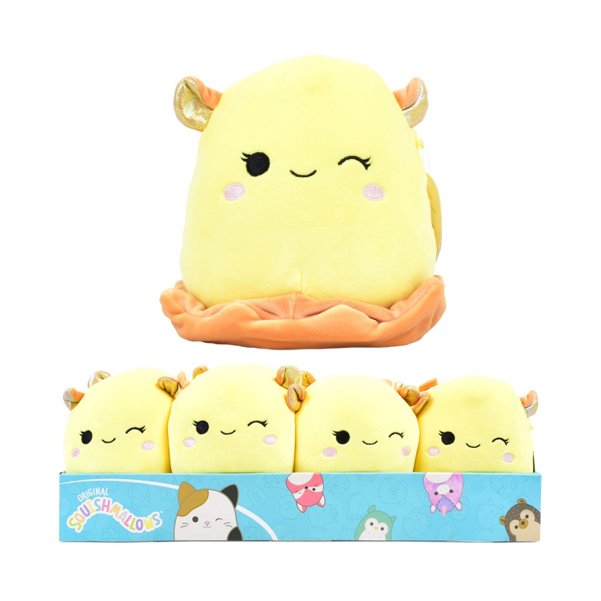 Alltoys Grant and Bowman Squishmallows plyšová chobotnice Dumbo Bijan 20 cm