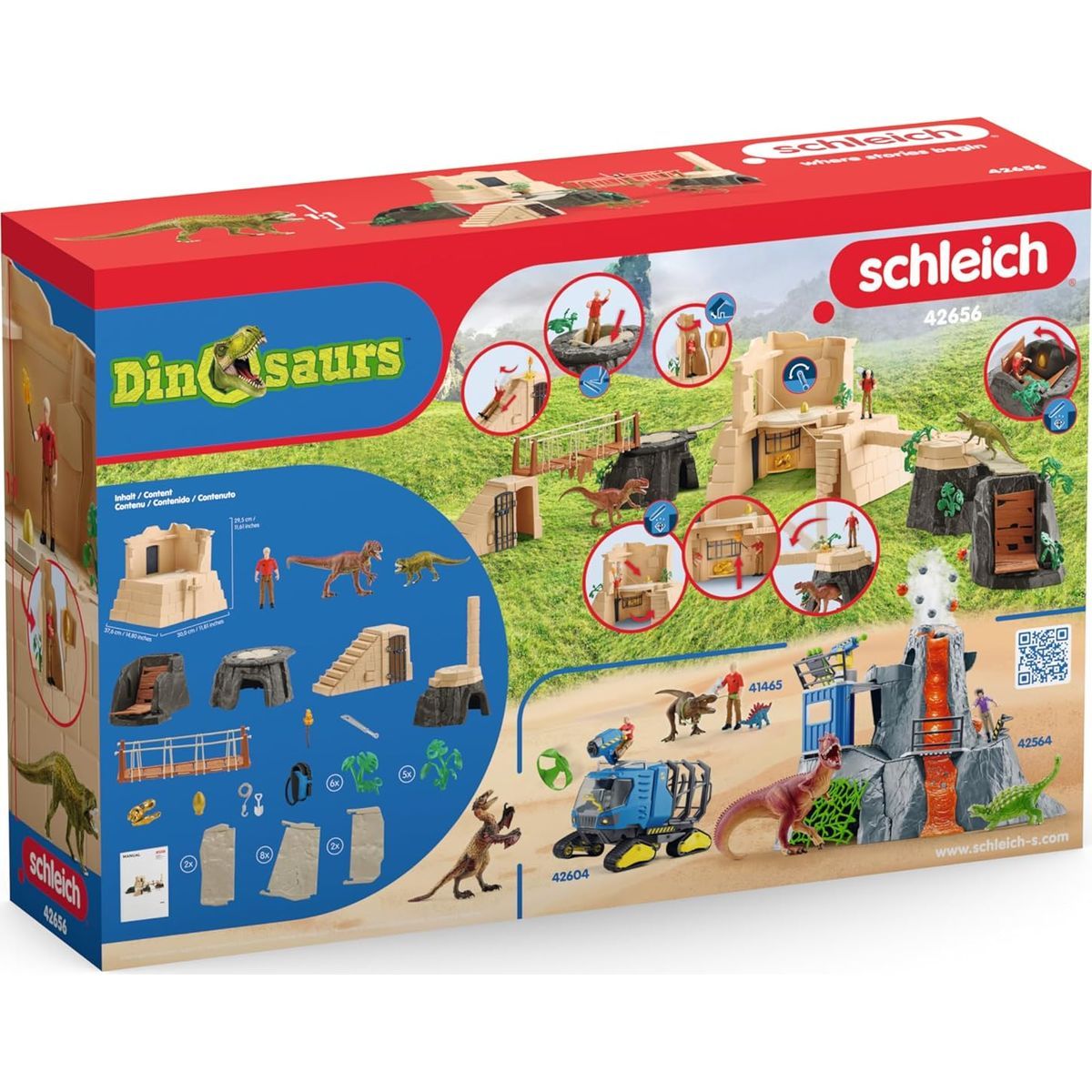 Schleich 42656 Mega sada Dobytí dinosauřího chrámu
