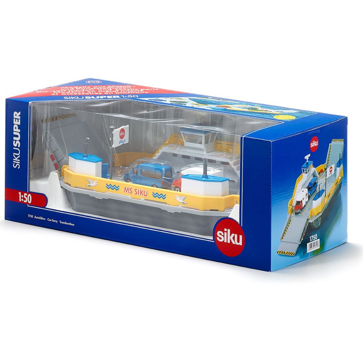 Siku Super 1750 Trajekt pro přepravu aut 1:50