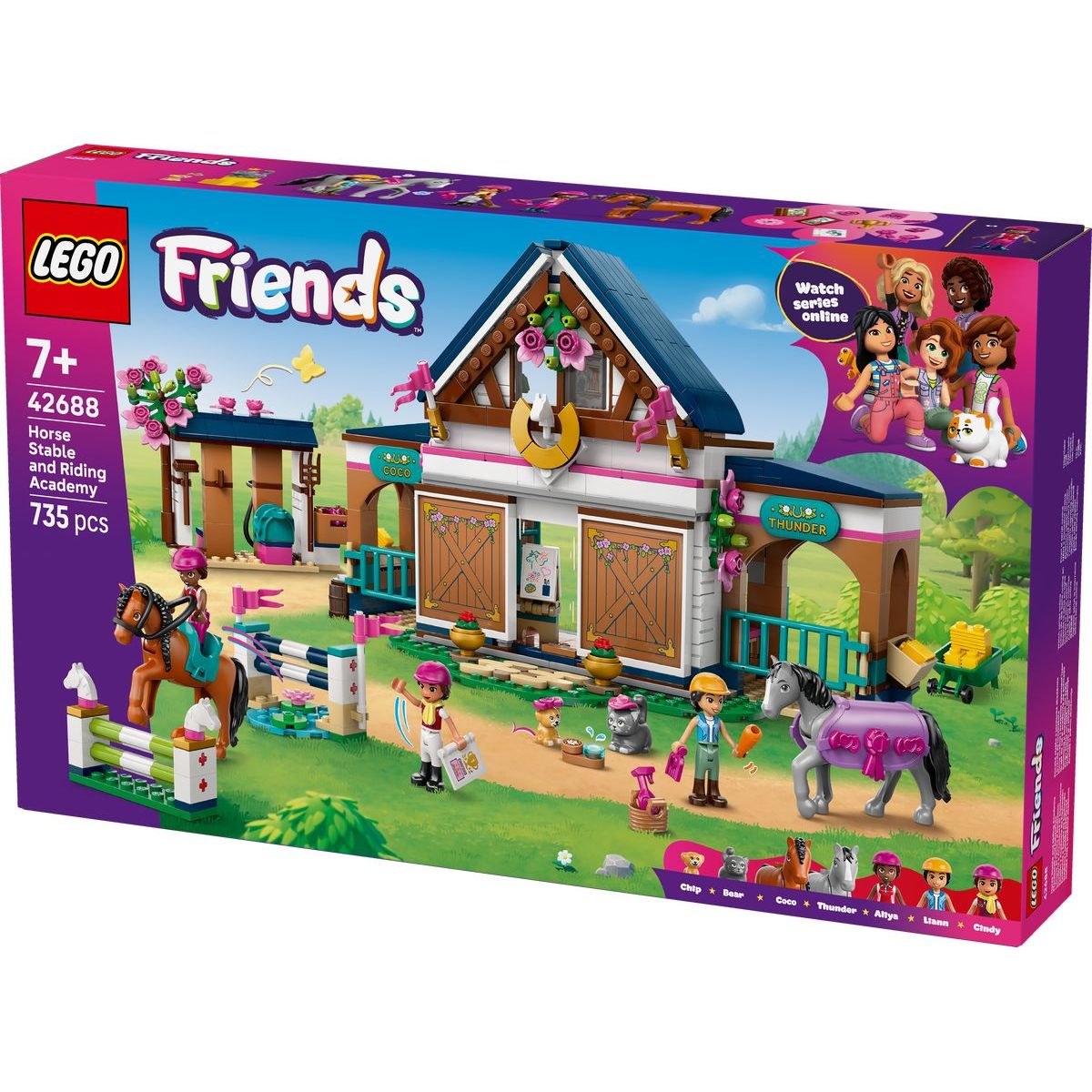LEGO® 42688 Koňská stáj a jezdecká akademie