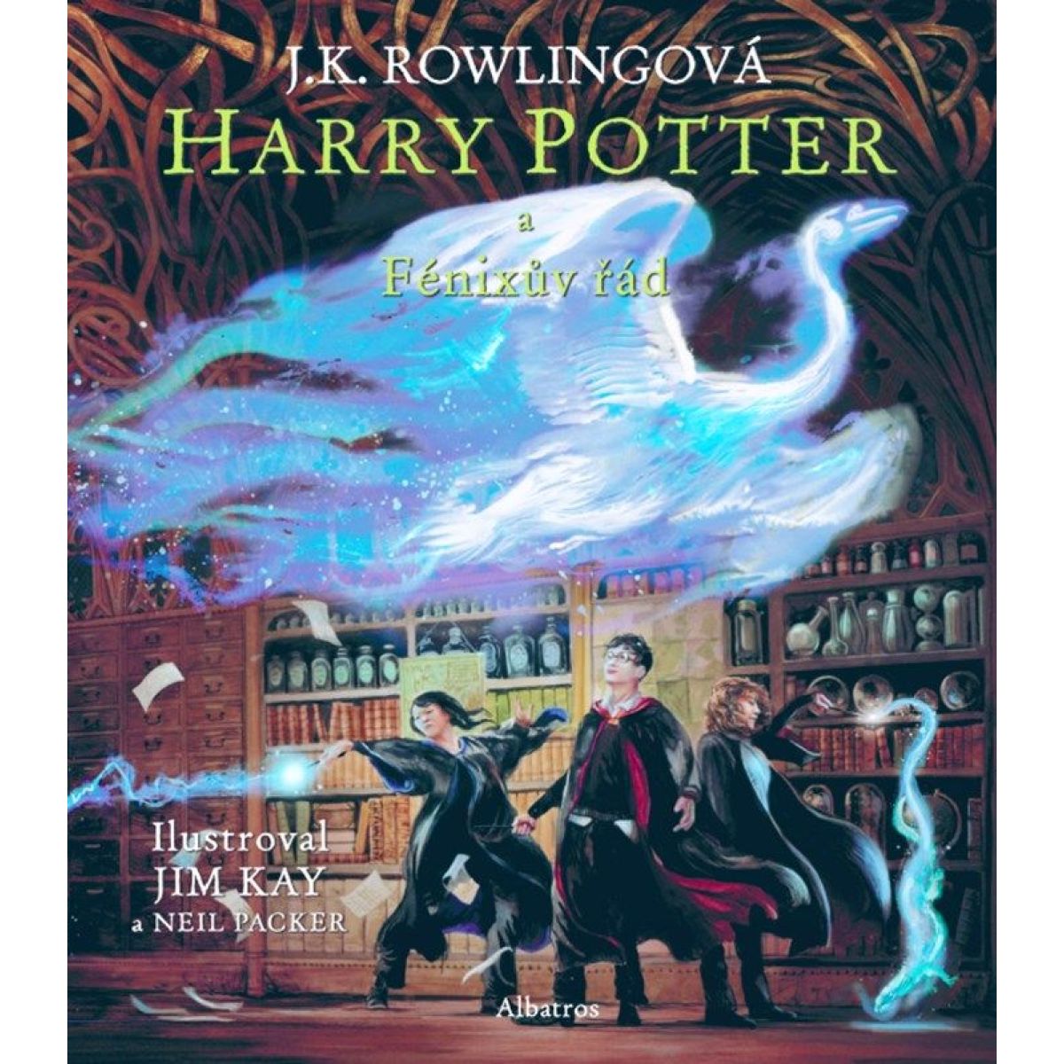 Harry Potter a Fénixův řád - ilustrované vydání J. K. Rowlingová - Poškozený obal