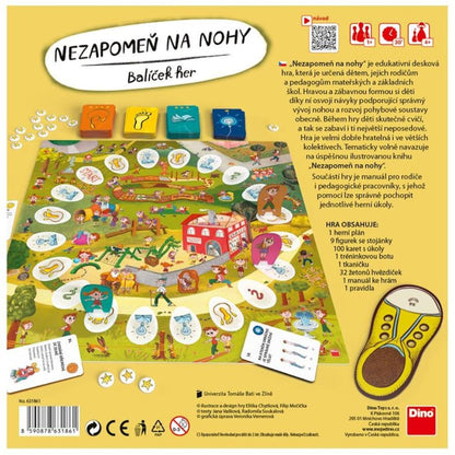 Dino Nezapomeň na nohy rodinná hra
