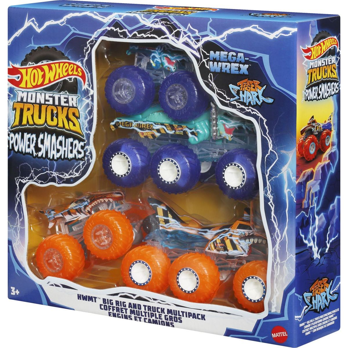 Hot Wheels Monster Trucks Power Smashers tahač a truck