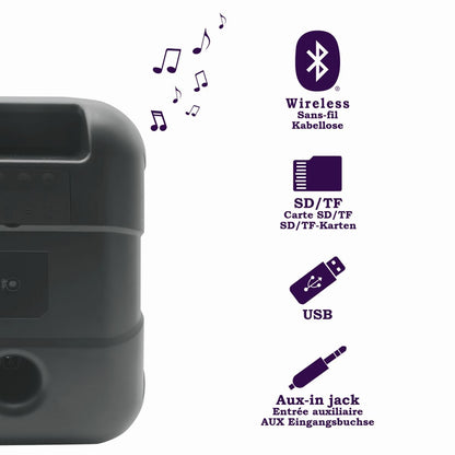 Lexibook Bezdrátový Bluetooth reproduktor iParty s mikrofonem