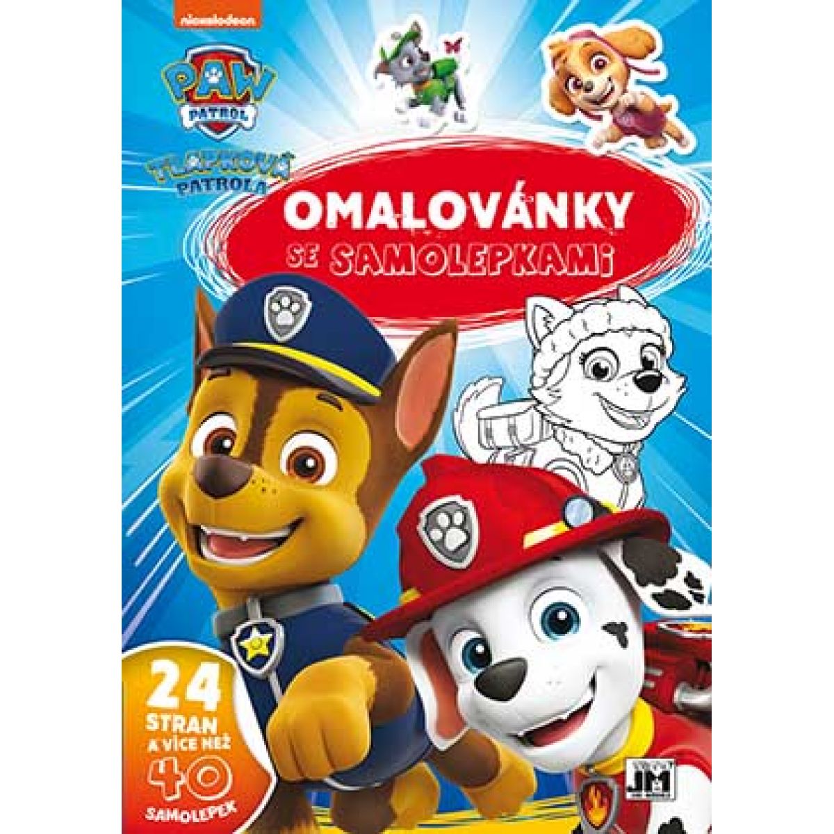 Jiri Models Omalovánky se samolepkami Tlapková patrola
