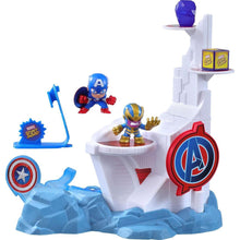 Hasbro Marvel Stunt Squad Smashin Heroes Captain America vs. Thanos
