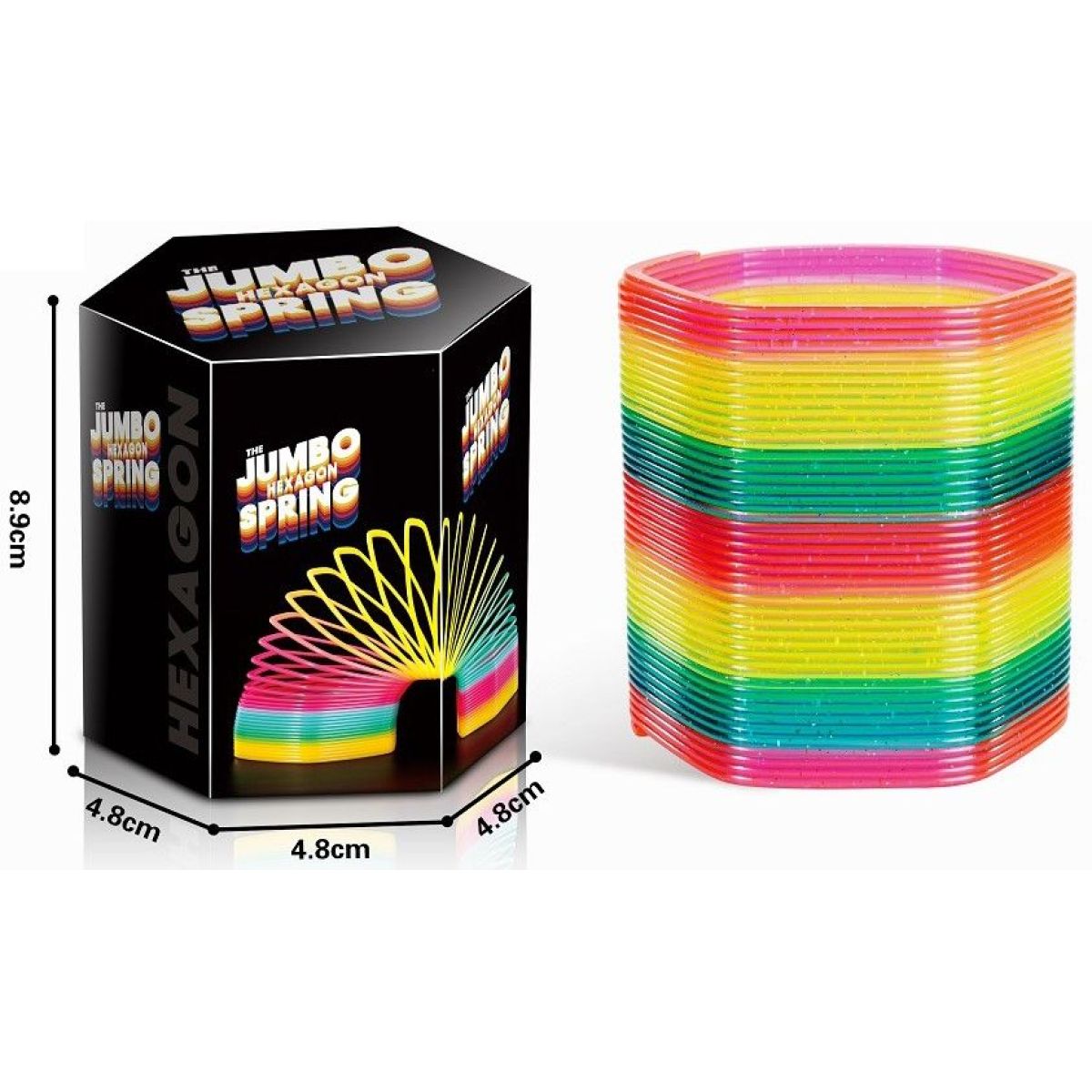 Sparkys Jumbo duhová spirála šestihran