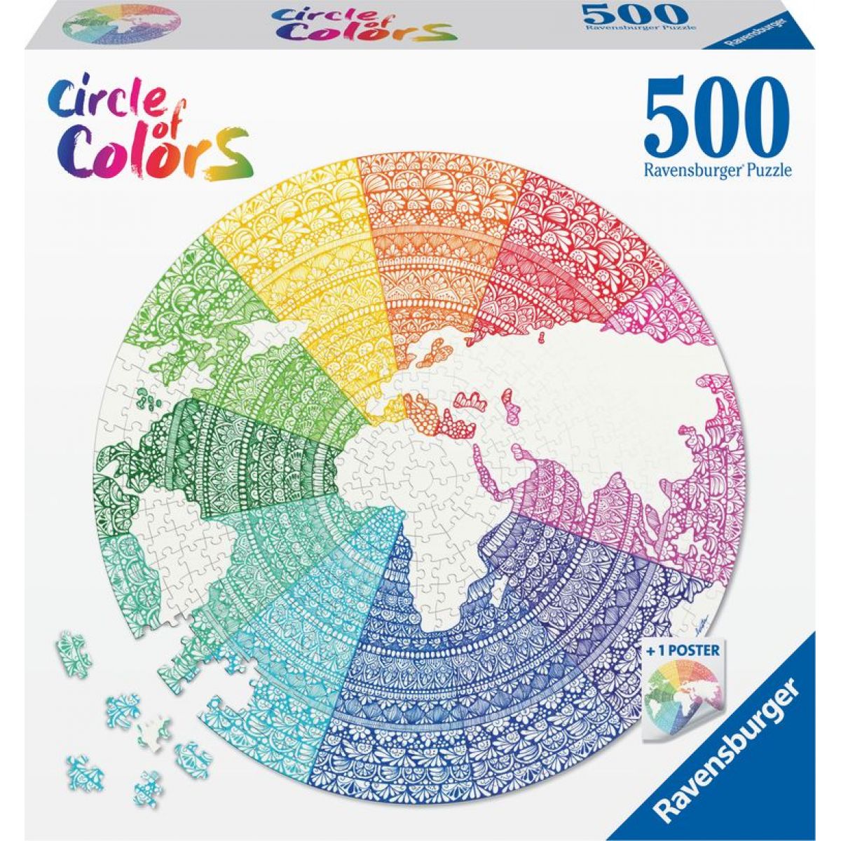 Ravensburger Puzzle Mandala 500 dílků