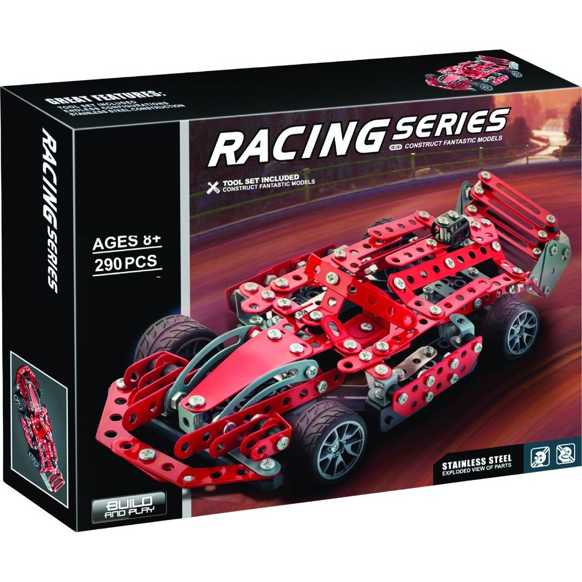 Kovová stavebnice 287 ks - Formule