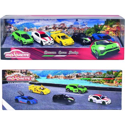 Majorette Dream Cars Italy, 5 ks Dárková sada 1 : 64