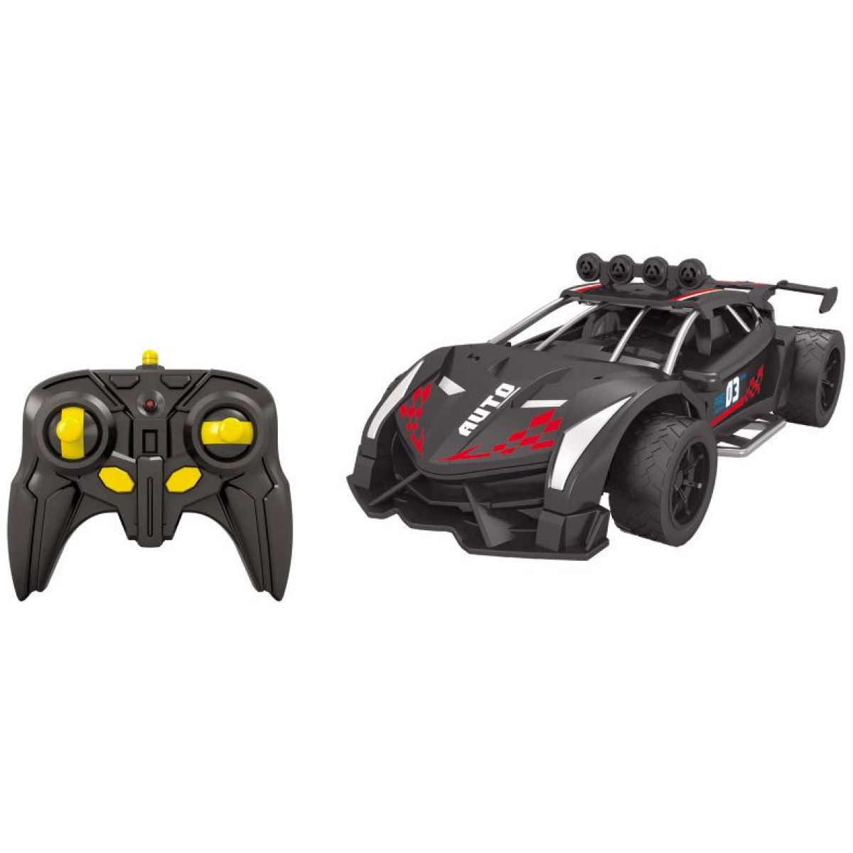 Alltoys RC auto 1 : 14 s mlhovým efektem černé (613)