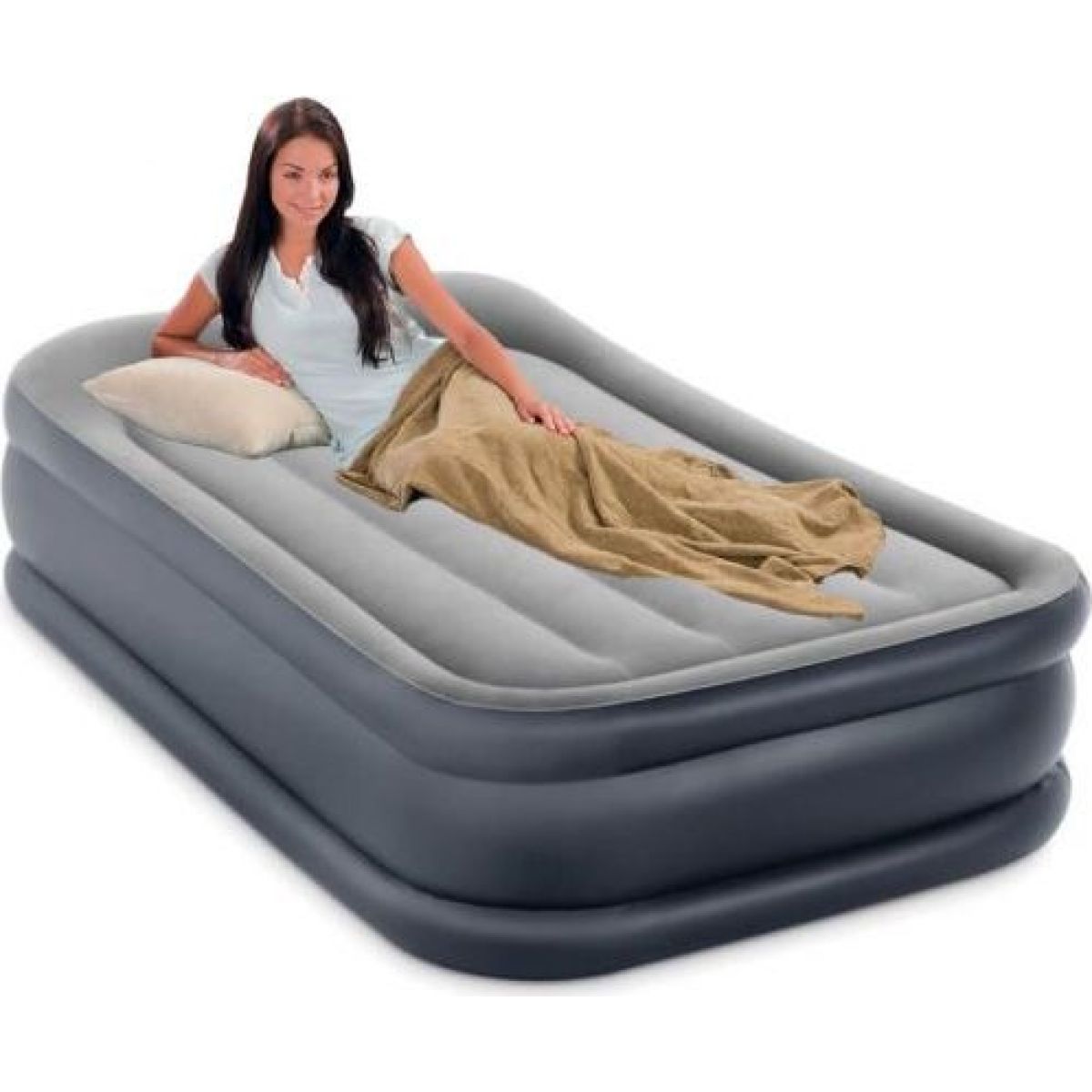 Intex 64132ND Nafukovací matrace Twin Deluxe 99 x 191 x 42 cm - Poškozený obal