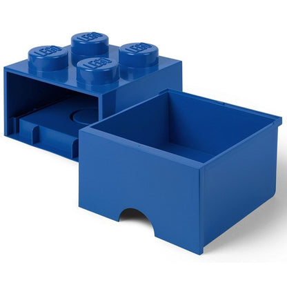 LEGO® úložný box 4 s šuplíkem 25 x 25 x 18 cm - Modrá