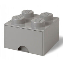 LEGO® úložný box 4 s šuplíkem 25 x 25 x 18 cm - Šedá