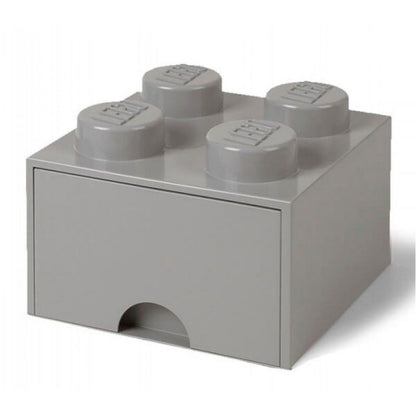 LEGO® úložný box 4 s šuplíkem 25 x 25 x 18 cm - Šedá