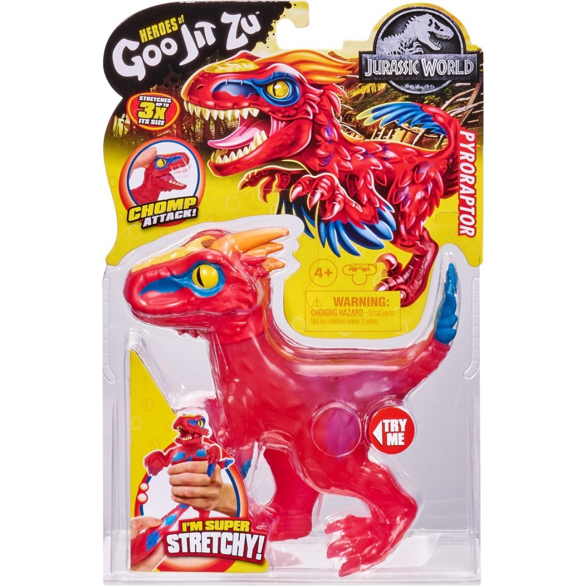Goo Jit Zu figurka Jurský svět Pyroraptor