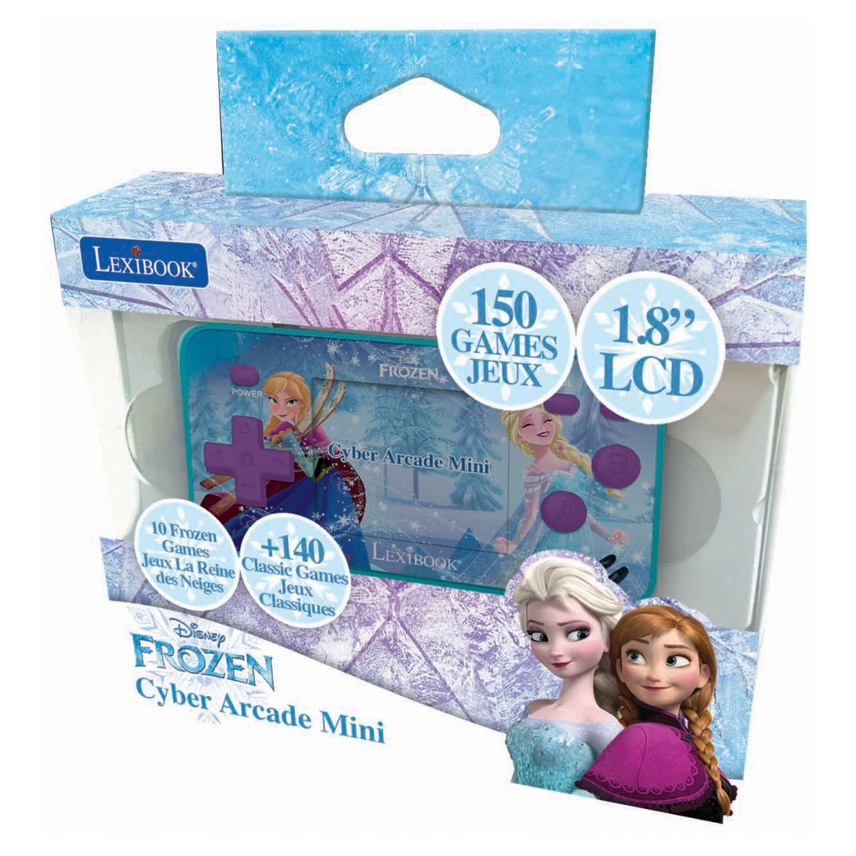 Lexibook Kapesní herní konzole Frozen s 1,8'' obrazovkou 150 her