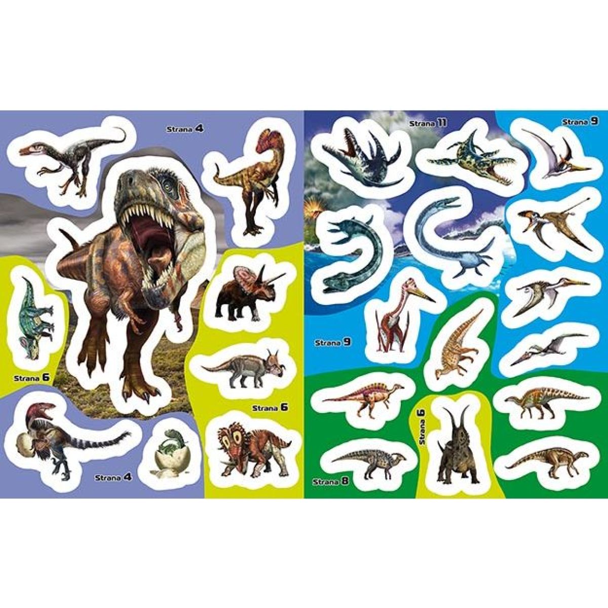 Jiří Models Dolep si svítící samolepky Dinosauři