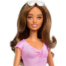Barbie Modelka - fialová sukně s volánky
