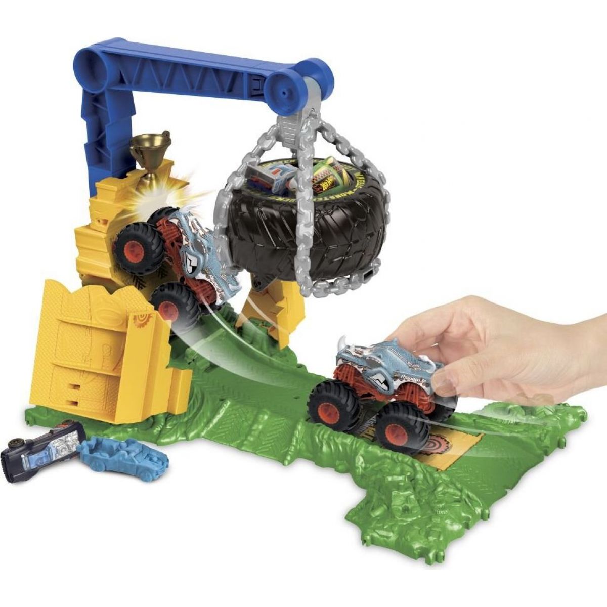 Hot Wheels Monster Trucks Aréna: výzva pro Rhinomita herní set