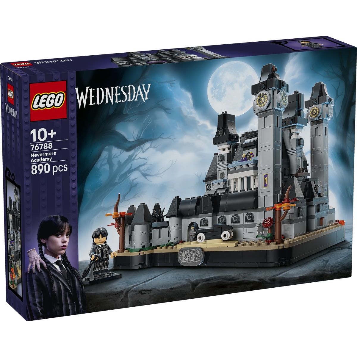 LEGO® Wednesday 76788 Akademie Nevermore - stavebnice s 890 dílky