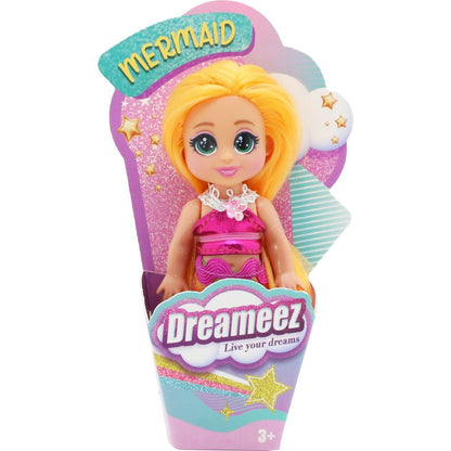 Funville Dreameez mini mořská panna v kornoutku oranžové vlásky