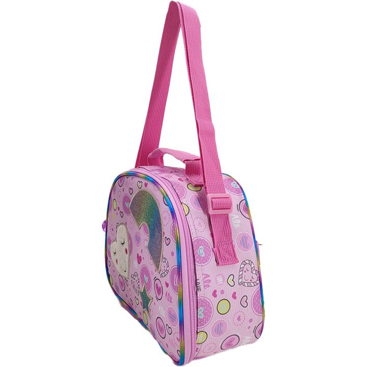Taška přes rameno - srdce 25 cm