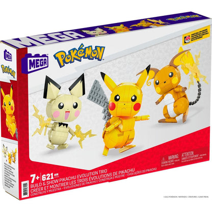 Mega Construx Postav a vystav si Pikachu a jeho vývojové Trio