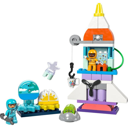 LEGO® DUPLO® 10422 Vesmírné dobrodružství s raketoplánem 3 v 1