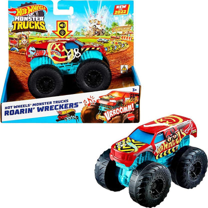 Hot Wheels Monster Trucks svítící a rámusící vrak Demo Derloy