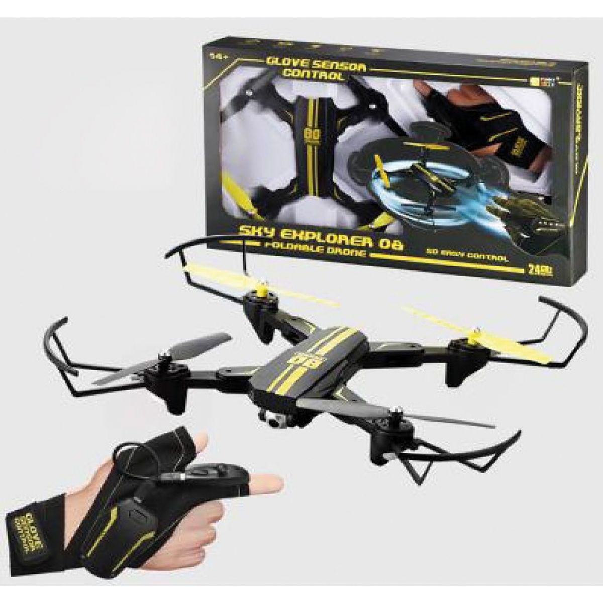 MaDe Dron s ovladačem na ruku, 2,4 GHz