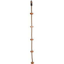 Alltoys Lano na šplhání s dřevěnými stupátky 200 cm
