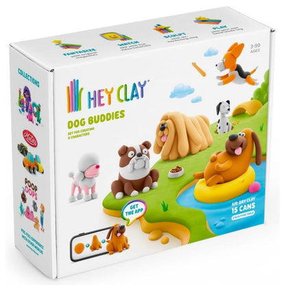 HEY CLAY SET DOG BUDDIES 15PK CEE