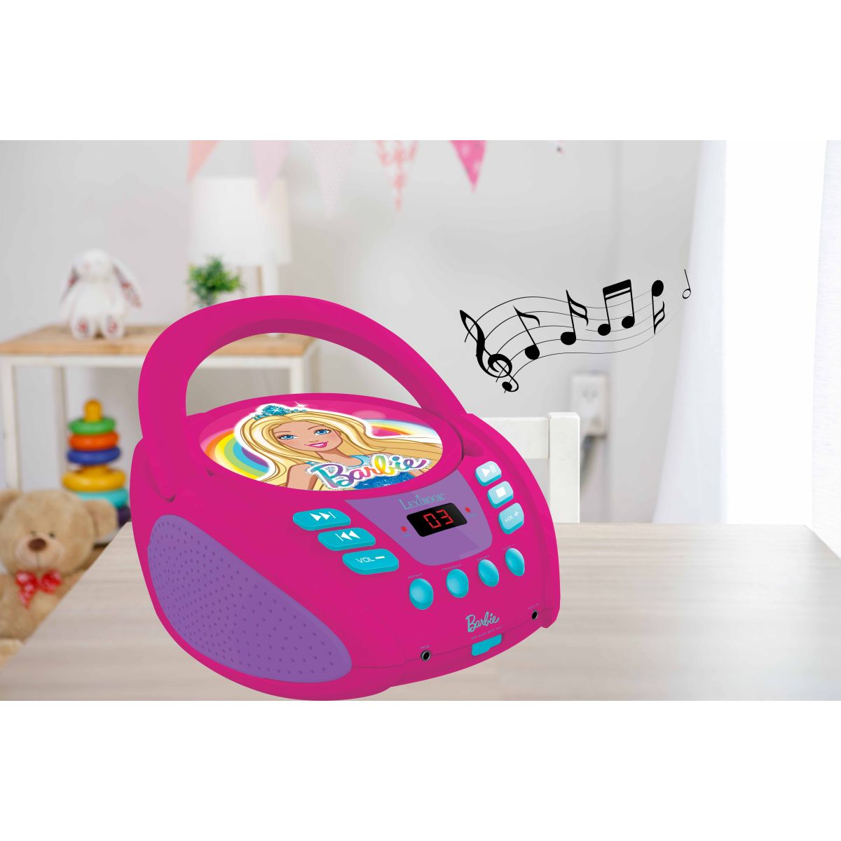 Lexibook CD přehrávač Barbie