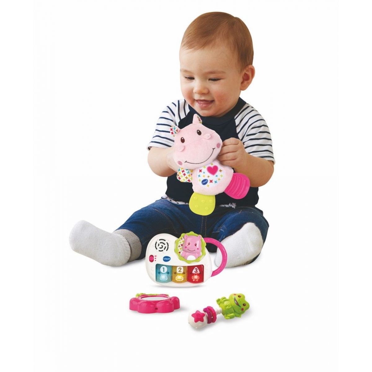 Vtech První dárek pro miminko růžový  CZ