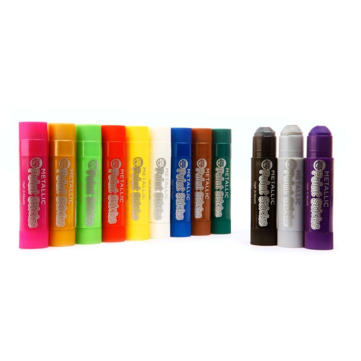 Little Brian Paint Sticks metalické barvy 12-pack - Poškozený obal