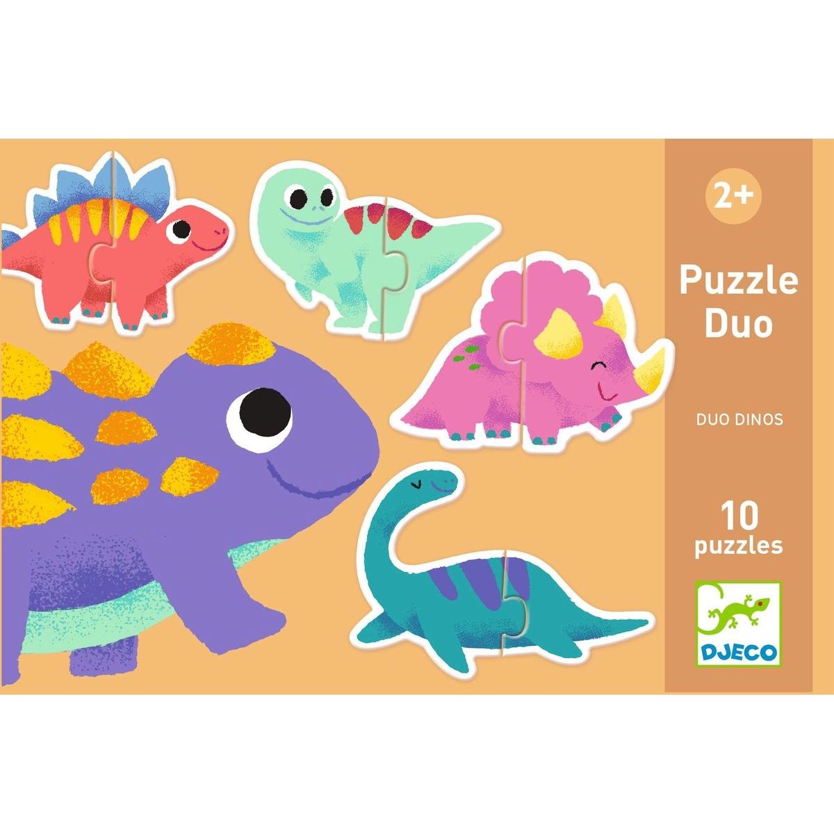 Djeco Duo Puzzle Dinosauři