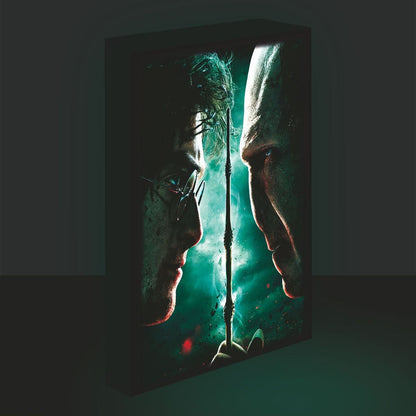 Obraz LED svítící 30x40, Harry potter -Harry vs. Voldemort