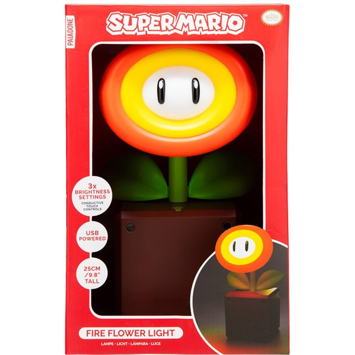Paladone Super Mario lampa Fire Flower